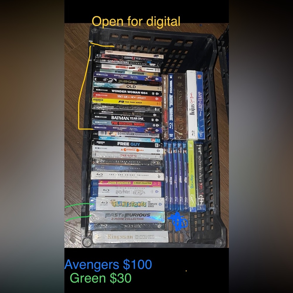 4k and blu ray collections